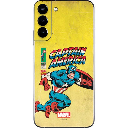 Marvel Classic Comics Captain America Galaxy S22 Plus Skin